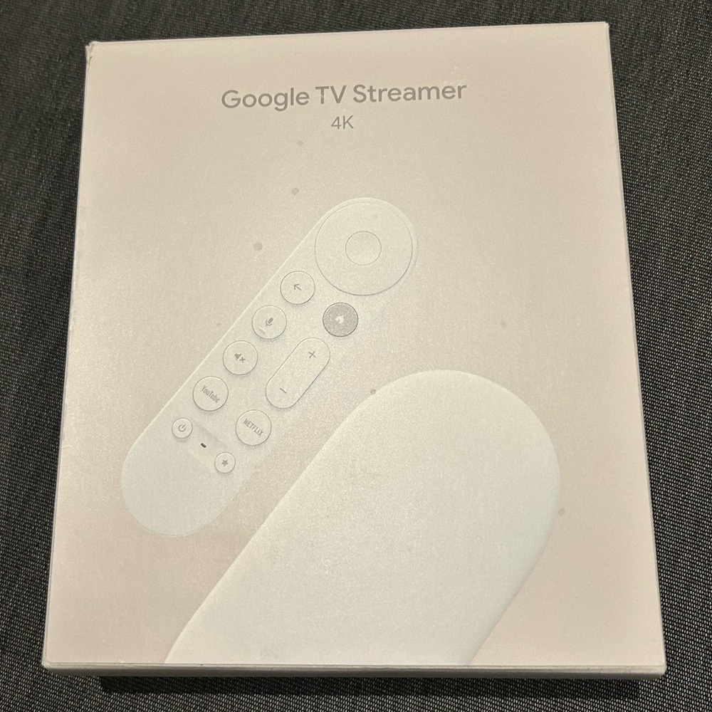 Google 4K TV Streamer - White